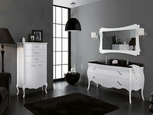 VANITY DUETTO 03 - Double vanity unit with drawers - Washbasin cabinet by LEGNOBAGNO
