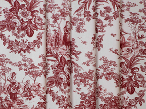 BELLE SAISON - Screen printed cotton upholstery fabric - Screens by LELIEVRE
