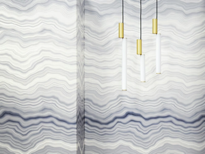 CARRARE - Marble effect nonwoven wallpaper - Wallpaper by LELIEVRE
