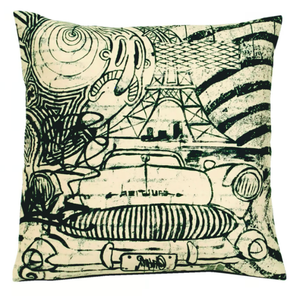 JEAN PAUL GAULTIER - CONFESSION - Square fabric cushion - Accessories by LELIEVRE