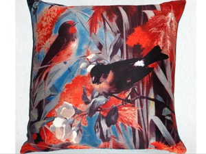 JEAN PAUL GAULTIER - FIDELES ÉTÉ - Square polyester cushion - Accessories by LELIEVRE