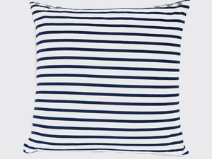 JEAN PAUL GAULTIER - MARINIERE - Square cotton cushion - Accessories by LELIEVRE