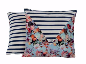 JEAN PAUL GAULTIER - MESSAGER - Square cotton cushion - Accessories by LELIEVRE