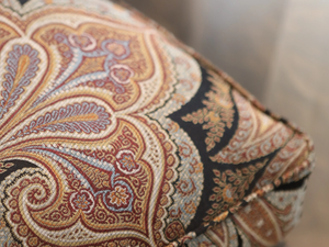 KASHMIR - Paisley wool fabric - Accessories by LELIEVRE