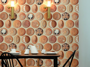 POTERIES - Digital printing vinyl wallpaper - Wallpaper by LELIEVRE