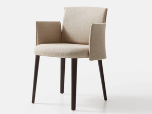 AYRA - Fabric chair with armrests - Chair by Lema