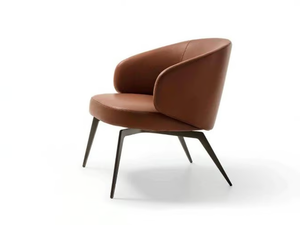 BICE - Upholstered easy chair with armrests - Armchair by Lema