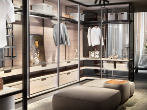 OPEN - Sectional walk-in wardrobe - wardrobe by Lema