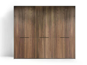 SERYASSE - Custom walnut wardrobe - wardrobe by Lema