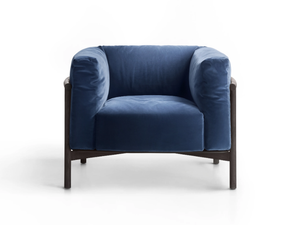 TAIKI - Upholstered armchair with armrests - Armchair by Lema