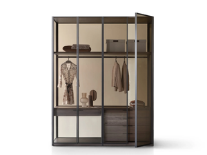 TIAN - All-glass wardrobe - wardrobe by Lema