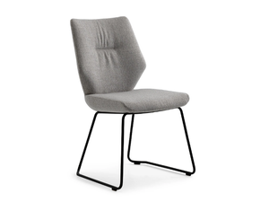 LXR02 - Sled base fabric chair - Chair by LEOLUX LX