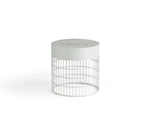 LXT10 - Round steel side table - Coffee table by LEOLUX LX