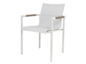 BASTINGAGE - Stackable chair with armrests - Chair by Les Jardins®