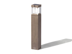 TECKA50/51 - Solar Powered teak bollard light - Floor lamp by Les Jardins®