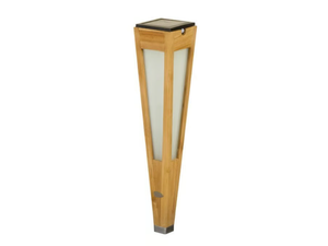 TECKA68/88 - Solar Powered teak bollard light - Floor lamp by Les Jardins®