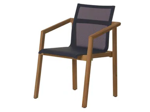 TEKURA - Batyline® garden chair with armrests - Chair by Les Jardins®