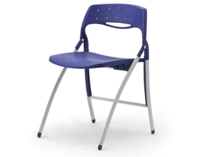 ARCADE - Folding open back polypropylene and steel chair - Chair by Leyform