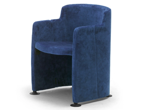 CLAC - Folding fabric training chair with armrests - Chair by Leyform