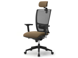 COMETA - Swivel fabric office chair with armrests - Office Chair by Leyform
