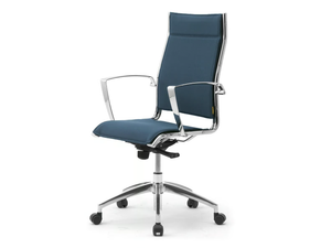 ORIGAMI X - Fabric office chair with armrests with 5-Spoke base - Office Chair by Leyform