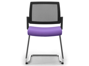 WIKI RE - Cantilever fabric chair open back - Chair by Leyform