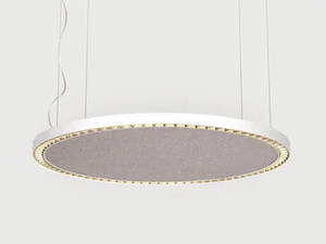 RINGO STAR ACOUSTIC GY/PY - LED acoustic pendant lamp - Ceiling lamp by Lightnet