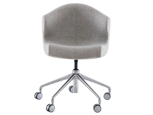 ALSTER - Swivel fabric office chair with castors with 5-Spoke base - Office Chair by Ligne Roset