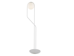 ASTRÉE - Metal floor lamp with marble base - Floor lamp by Ligne Roset