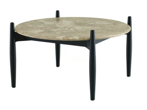 CAFFÈ - Round marble coffee table - Coffee table by Ligne Roset