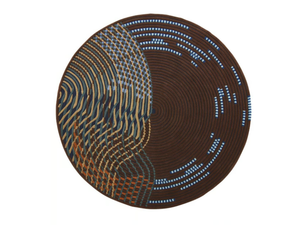 NOCTAMBULE - Patterned round rug - Carpet by Ligne Roset