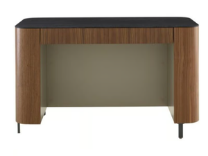 POSTMODERNE - Rectangular wood veneer writing desk - Desk by Ligne Roset