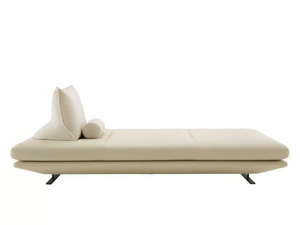 PRADO - Upholstered fabric bench with back - Bench by Ligne Roset