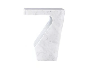 STUMP - Low rectangular Carrara marble coffee table - Coffee table by Ligne Roset