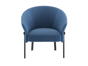 VALMY - Fabric easy chair with armrests - Armchair by Ligne Roset