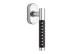 CAVITY - Brass window handle with lock - Finishes accessories by LINEA CALI'