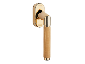 GRIP - Brass window handle on back plate - Finishes accessories by LINEA CALI'