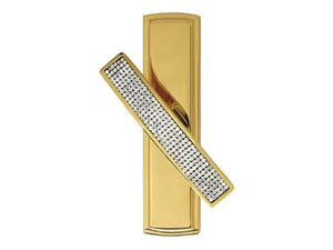 PROFILO MESH - Chromed brass Cremone handle with Swarovski® Crystals - Finishes accessories by LINEA CALI'