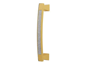 PROFILO MESH - Chromed brass pull handle with Swarovski® Crystals - Finishes accessories by LINEA CALI'