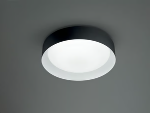 CREW_2 - LED glass and iron ceiling light - Ceiling lamp by Linea Light Group
