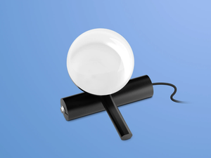 ROSSINI - LED glass and aluminium table lamp - Table lamp by Linea Light Group