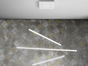 STRAIGHT_P3 - LED aluminium pendant lamp - Ceiling lamp by Linea Light Group