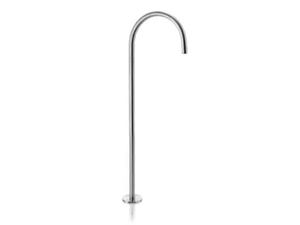 CANNE 060 - Floor standing stainless steel bathtub spout - Tap by Linki