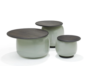 BALANCED - Round Murano glass coffee table - Coffee table by Linteloo