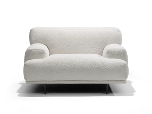 EDOARDO - Fabric armchair with armrests - Armchair by Linteloo