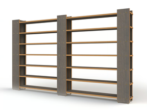 HOOD - Open modular wooden bookcase - Cabinet by Linteloo