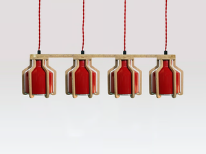 CELL QUADRUPLET - Pendant lamp - Ceiling lamp by Liqui Contracts