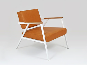 STUDIO - Leather easy chair with armrests - Armchair by Liqui Contracts