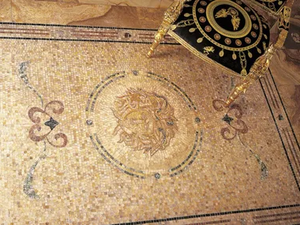 ARTISTIC CLASSIC - MEDUSA - Marble mosaic - Floor tile-stone by Lithos Mosaico Italia