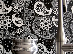 CHARME - PAISLEY - Marble wall tiles - Wall tile-stone-brick by Lithos Mosaico Italia